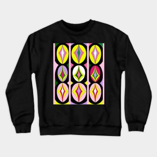 1960 Optical pink pattern Crewneck Sweatshirt